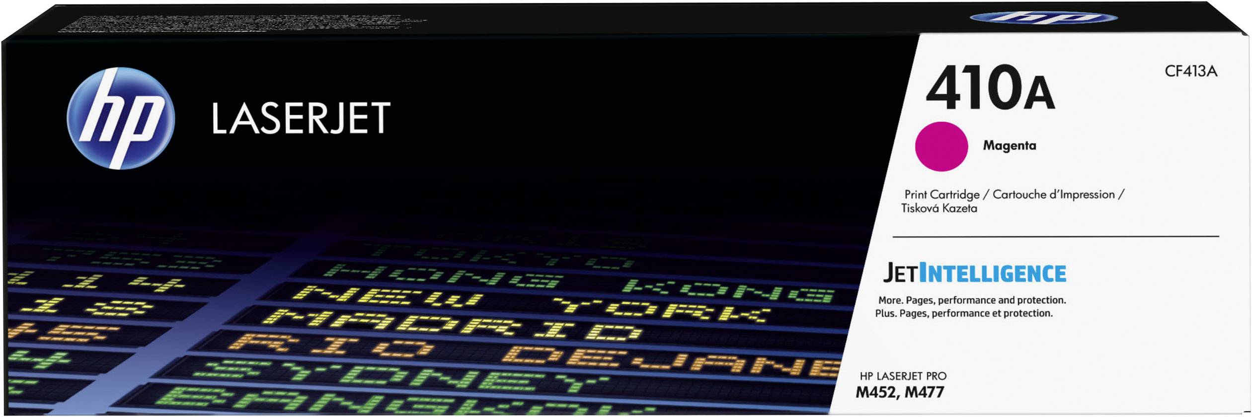 Cassette de toner d'origine HP 410A magenta CF413A