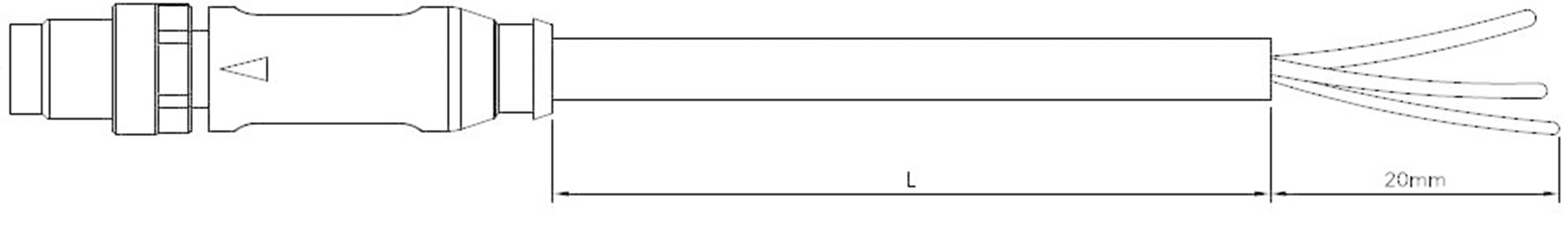 Câble de raccordement pour capteurs/actionneurs M8 mâle droit, extrémités ouvertes Pôle: 3 TE Connectivity 2273000-1 1 pc(s)