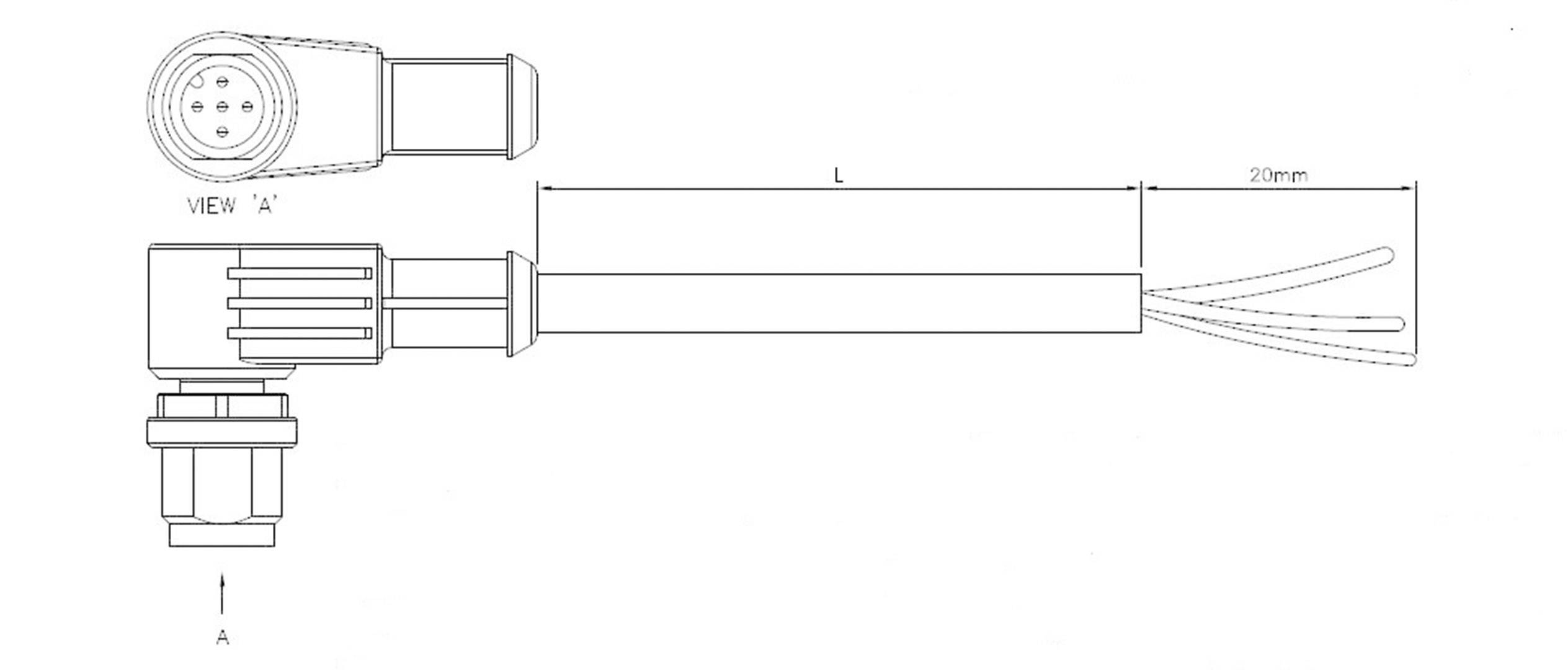 Câble de raccordement pour capteurs/actionneurs M12 femelle droit, extrémités ouvertes Pôle: 5 TE Connectivity 1-2273047-3 1 pc(s)