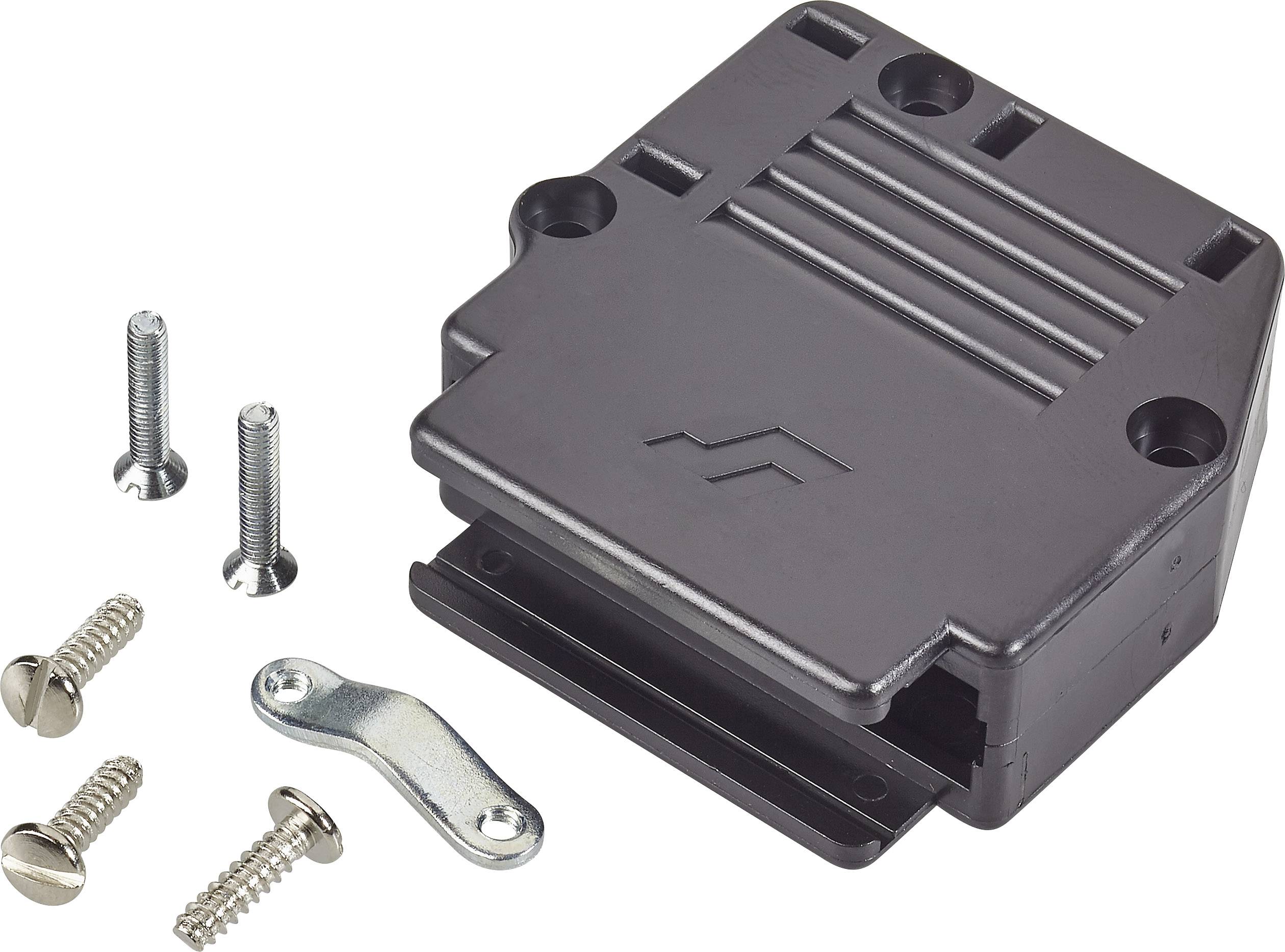 Capot SUB-D 37 pôles FCI 863093C37ALF matière plastique 90 ° noir 1 pc(s)