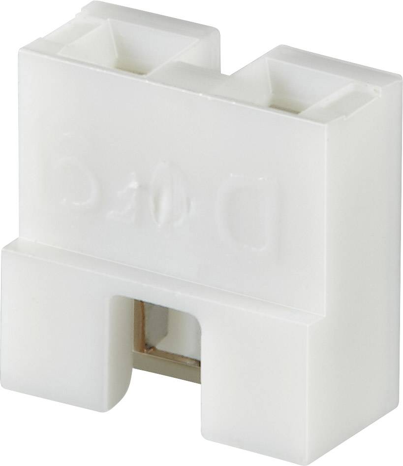Shunt ouvert FCI 68786-102LF Pôle:2 Pas: 2.54 mm blanc