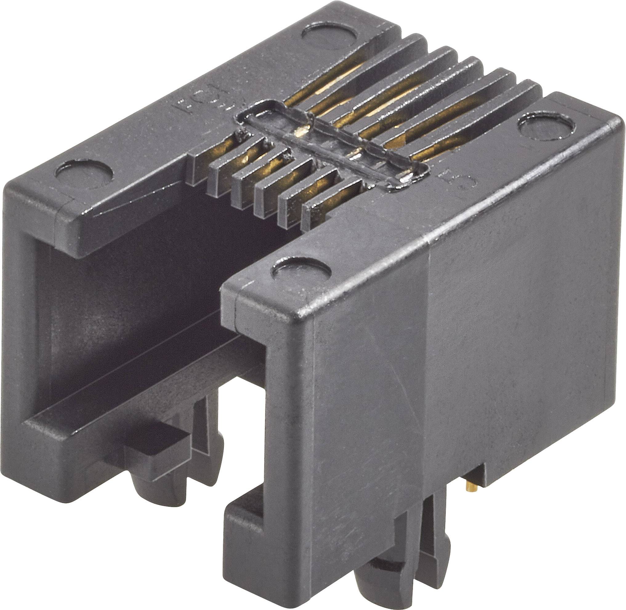 Embase RJ45 femelle FCI 87180-088LF RJ45 embase femelle horizontale Pôle: 8P8C noir