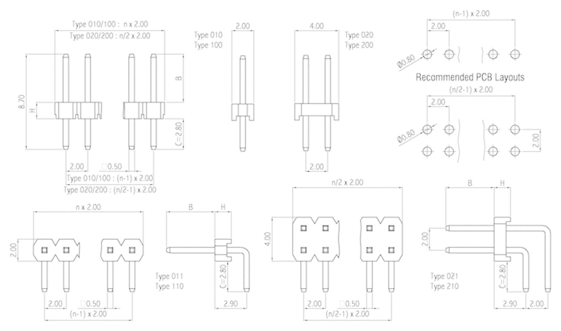 W & P Products Barrette mâle (standard) Nbr de rangées: 2 Nombre de pôles par rangée: 30 314-200-060-00