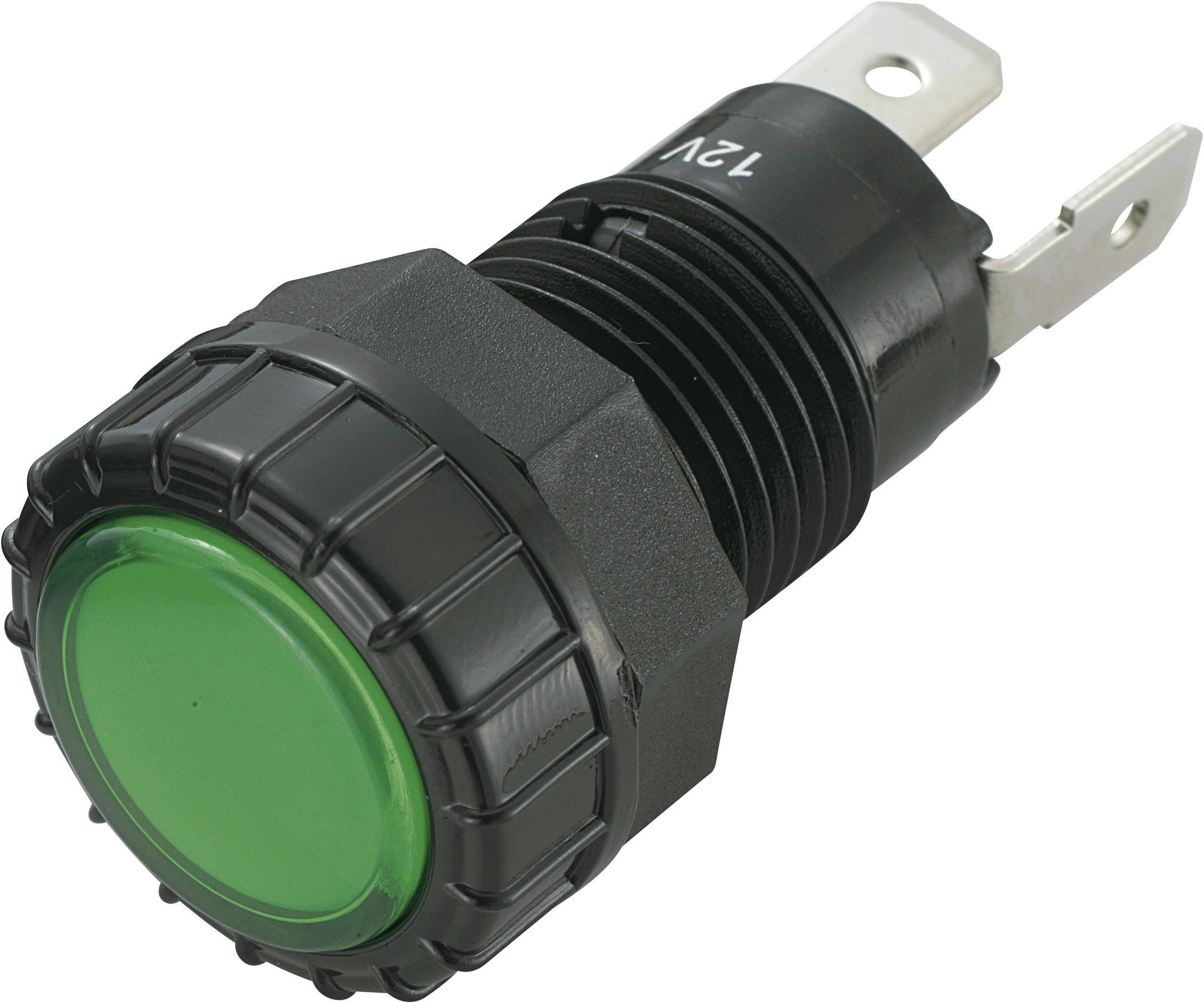 Voyant de signalisation LED SCI 140347 vert 12 V/DC 20 mA