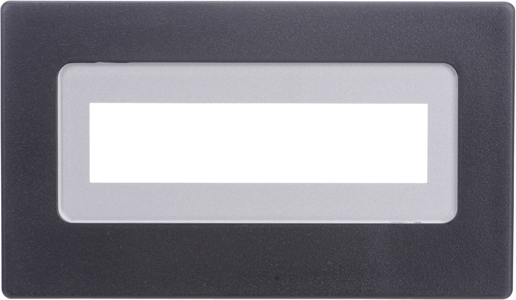 Cadre avant H-Tronic FR 216 noir Adapté pour (écran): écran LCD 16 x 2 (l x H x P) 91 x 53 x 20 mm plastique 1 pc(s)