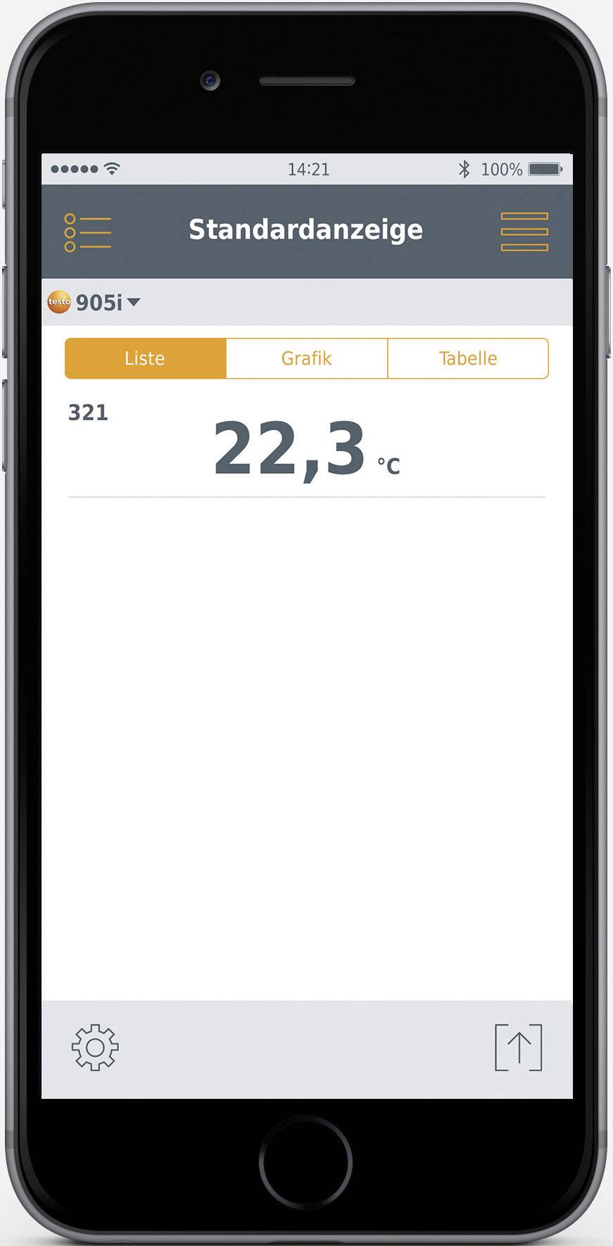 testo 905i Smart Probes Appareil de mesure de température -50 - 150 °C