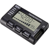 Reely Testeur LiPo Adapté pour cellules de batterie: 2 - 7 1 pc(s) RE-6546762 Reely Testeur LiPo Adapté pour cellules de batterie: 2 - 7 1 pc(s) RE-6546762