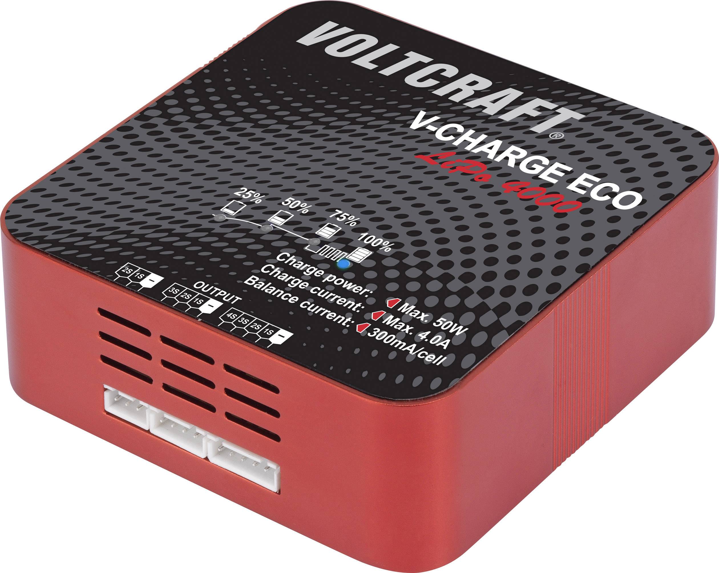 VOLTCRAFT V-Charge Eco LiPo 4000 Chargeur de modélisme 230 V, 115 V 4 A Li-polymère
