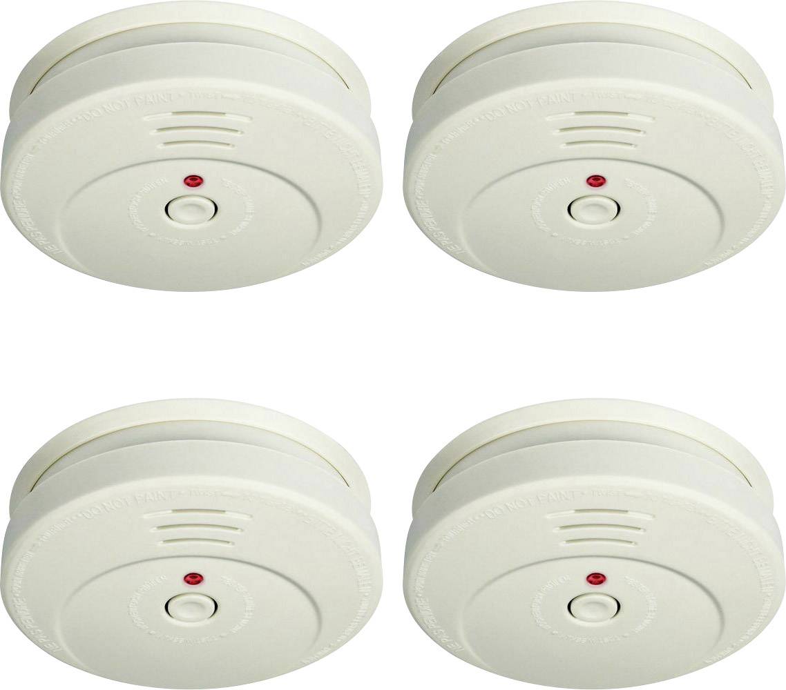 Smartwares RM149/2 Détecteur de fumée jeu de 4 à pile(s)