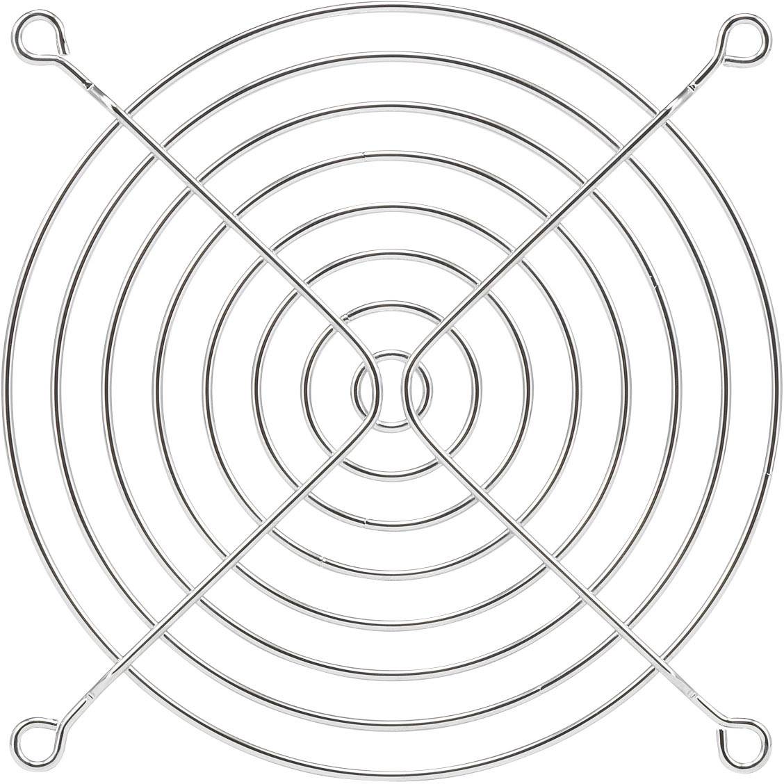 PROFAN Technology Grille de ventilation (Ø) 120 mm métal chromé, nickelé
