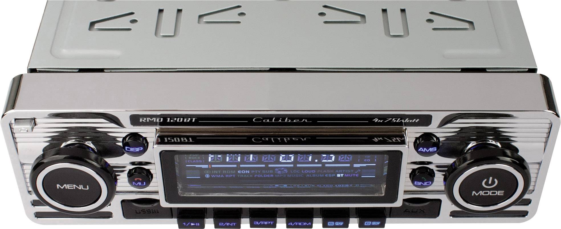 Caliber RMD-120BT Autoradio design rétro, kit mains libres bluetooth