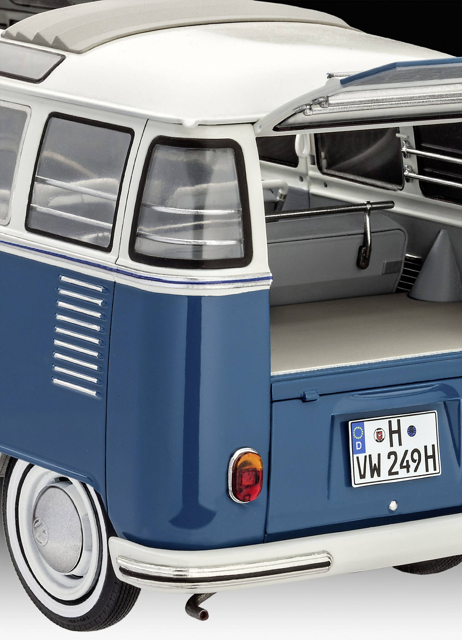 Maquette de bus Revell 07009 Volkswagen T1 Bus Samba 1:16