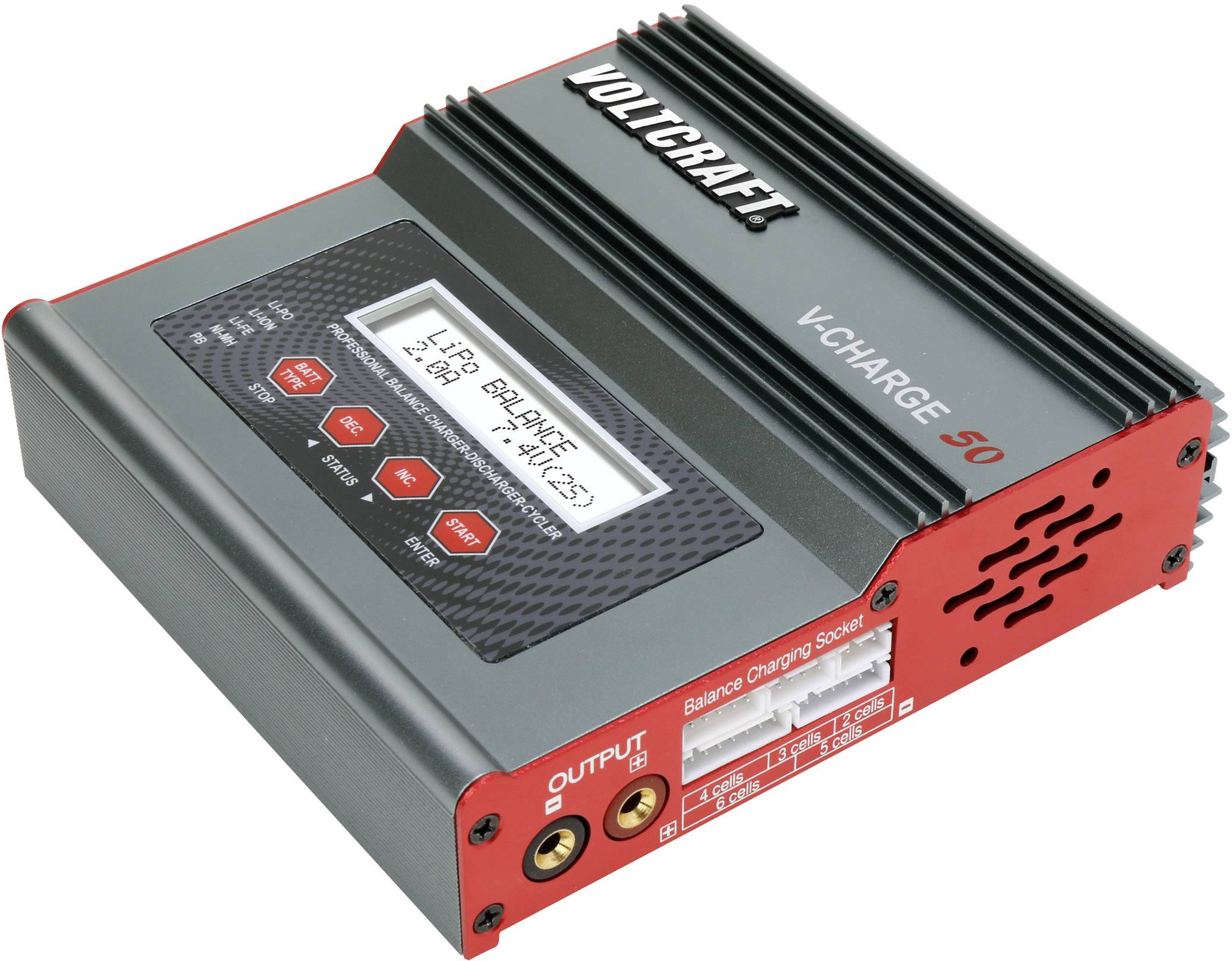 VOLTCRAFT V-Charge 50 Chargeur multifonction de modélisme 12 V, 230 V 7 A
