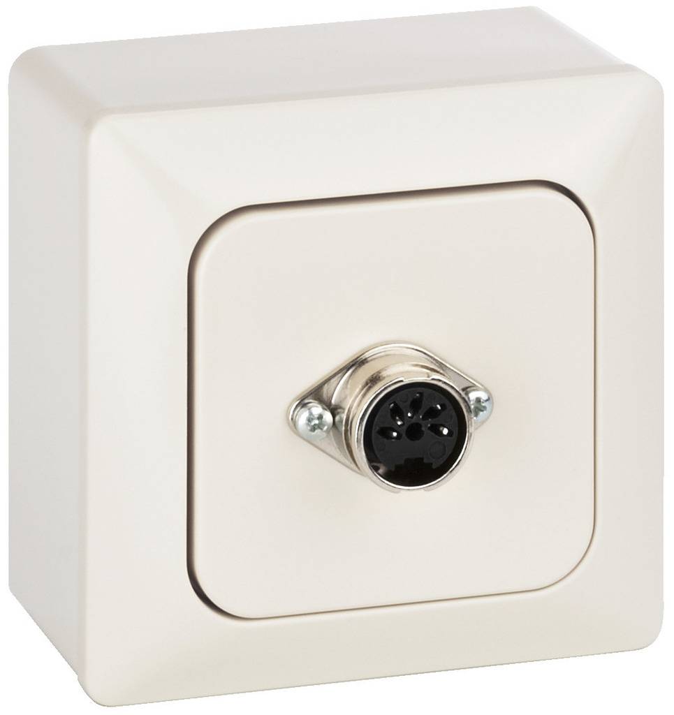Monacor MEVAC-1CON Boîtier encastrable
