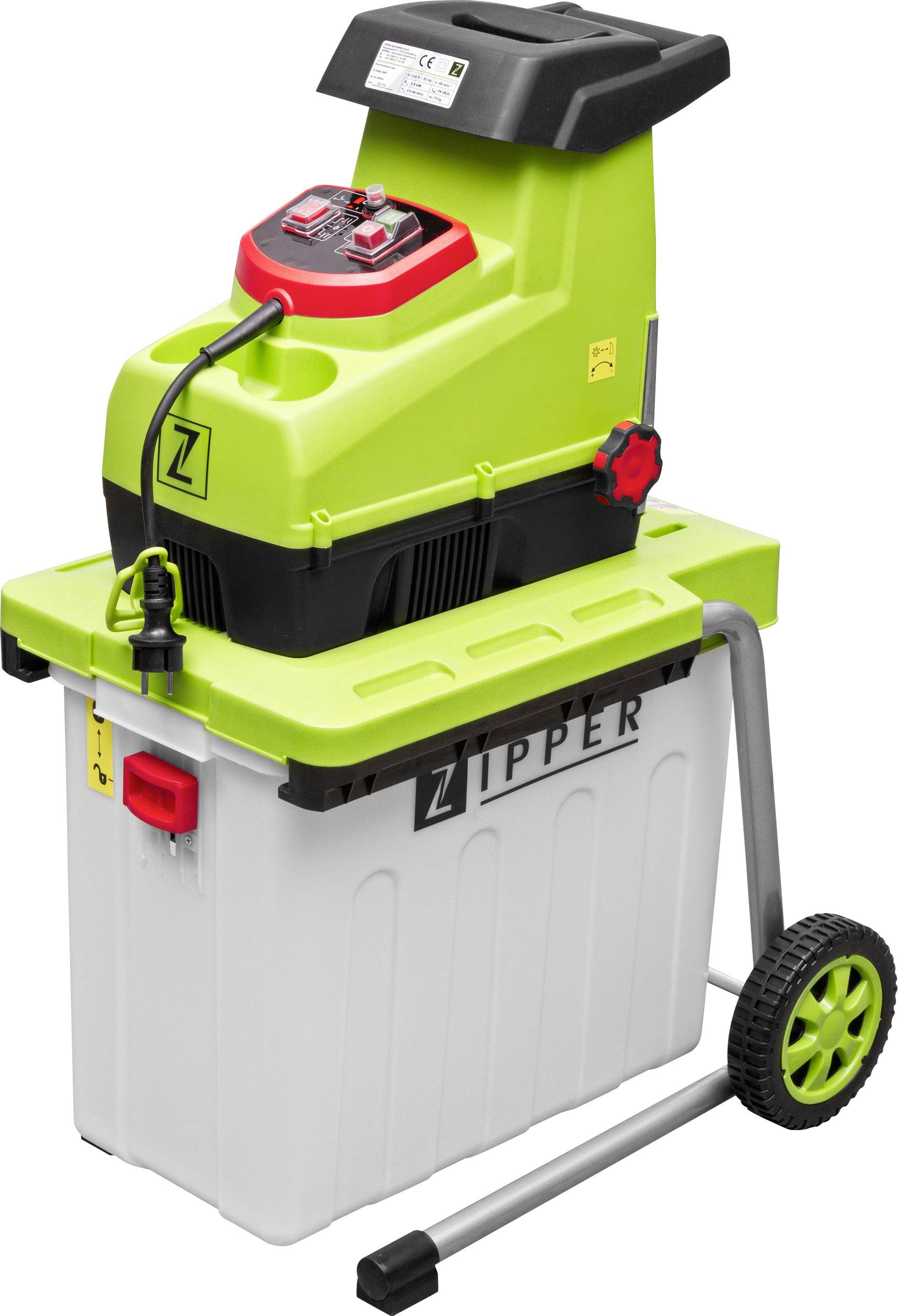 Zipper ZI-GHAS2800 électrique Broyeur à cylindres 2800 W