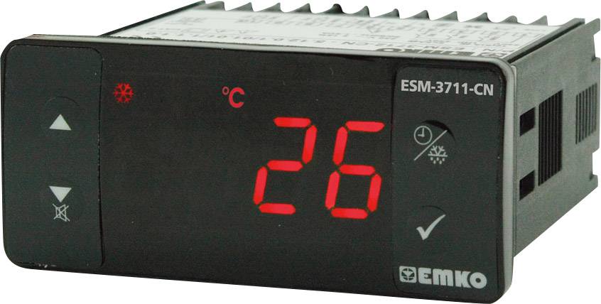 Emko ESM-3711-CN.5.12.0.1/00.00/1.1 2 points de réglage Régulateur de température PTC -50 à 130 °C Relais 16 A (L x l x H) 65