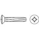 Vis autotaraudeuses TOOLCRAFT 141849 500 pc(s) M6 50 mm tête fraisée bombée cruciforme acier N/A