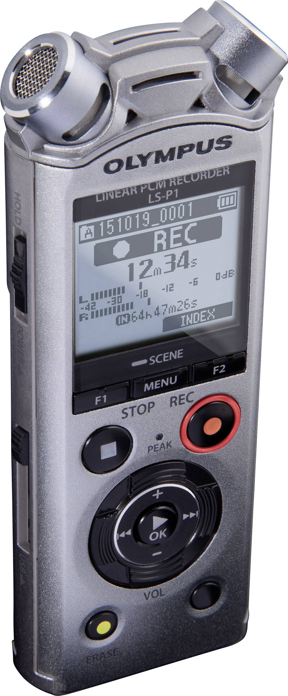 Enregistreur audio mobile Olympus LS-P1 argent