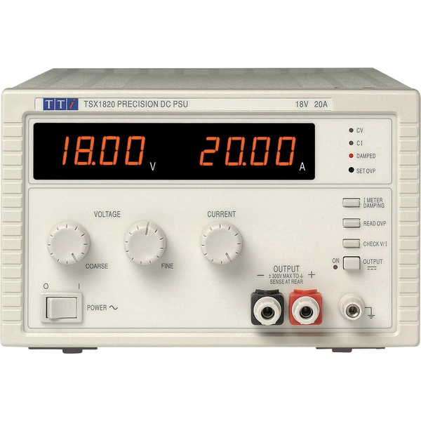 Alimentation de laboratoire réglable Aim TTi TSX1820 0 - 18 V/DC 0 - 20 A 360 W Nbr. de sorties 1 x Alimentation de laboratoire réglable Aim TTi TSX1820 0 - 18 V/DC 0 - 20 A 360 W Nbr. de sorties 1 x