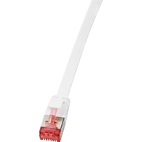 LogiLink CF2091S RJ45 Câble réseau, câble patch CAT 6 U/FTP 10.00 m blanc contacts dorés 1 pc(s) LogiLink CF2091S RJ45 Câble réseau, câble patch CAT 6 U/FTP 10.00 m blanc contacts dorés 1 pc(s)