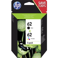 HP 62 Encre d'origine pack bundle noir, cyan, magenta, jaune N9J71AE Encre HP 62 Encre d'origine pack bundle noir, cyan, magenta, jaune N9J71AE Encre