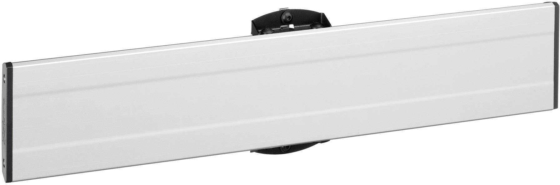 Plaque rectangulaire en argent avec support noir, adaptée pour les inscriptions ou les textes d'affichage.