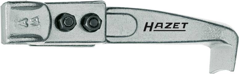 Mécanisme de levier métallique avec deux vis et l'inscription 'HAZET' sur le côté, utilisé pour un verrouillage manuel.