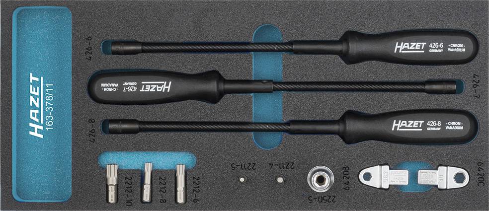 Hazet 163-378/11 pour les artisans Jeu d'outils 11 pièces