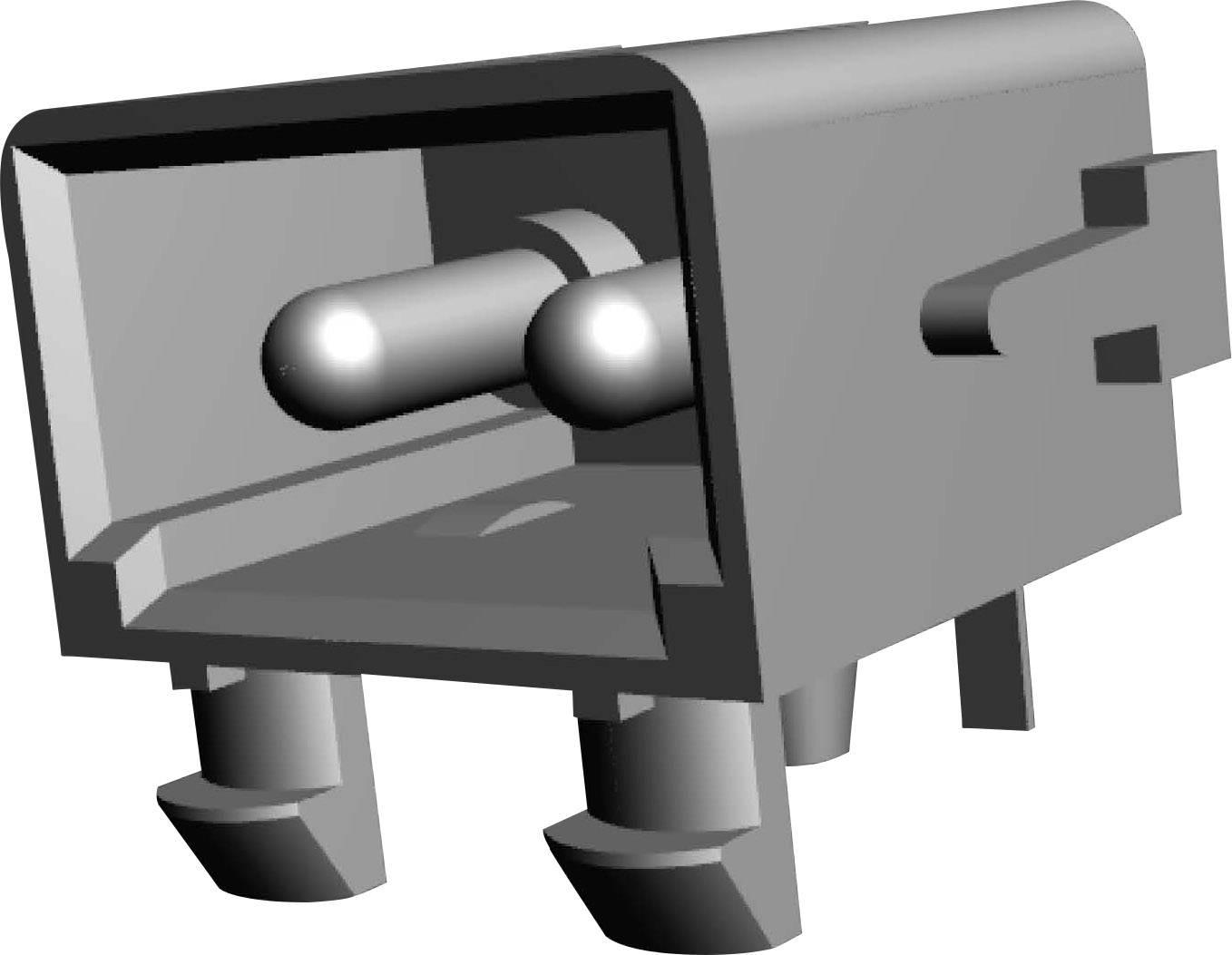 Boîtier mâle (platine) série MATE-N-LOK TE Connectivity 794120-1 Nbr total de pôles 2 Pas: 5.08 mm