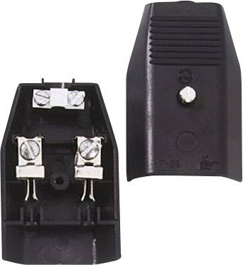 Prise Euro Bachmann 900.004 plastique 230 V noir IP20