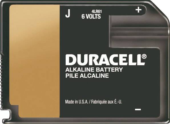 Pile spéciale 6 V (boîtier plat) alcaline(s) Duracell DUR767102 6 V 500 mAh 1 pc(s)