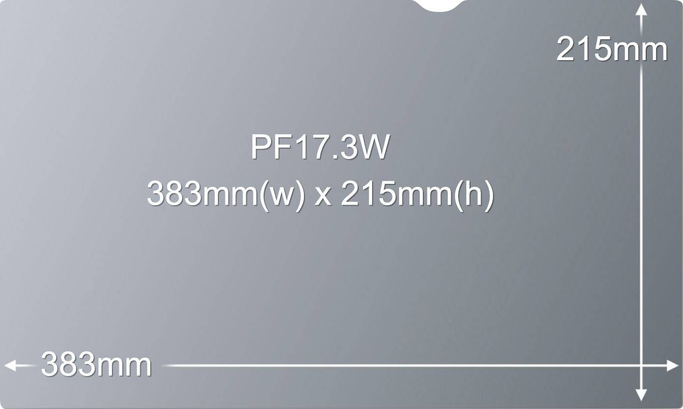 3M 98044054272 Film anti regard 43,9 cm (17,3") Format d'image: 16:9 7000014519 adapté à: Universel