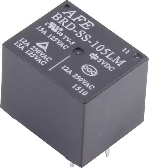 AFE BRD-SS-124LM Relais pour circuits imprimés 24 V/DC 15 A 1 NO (T)