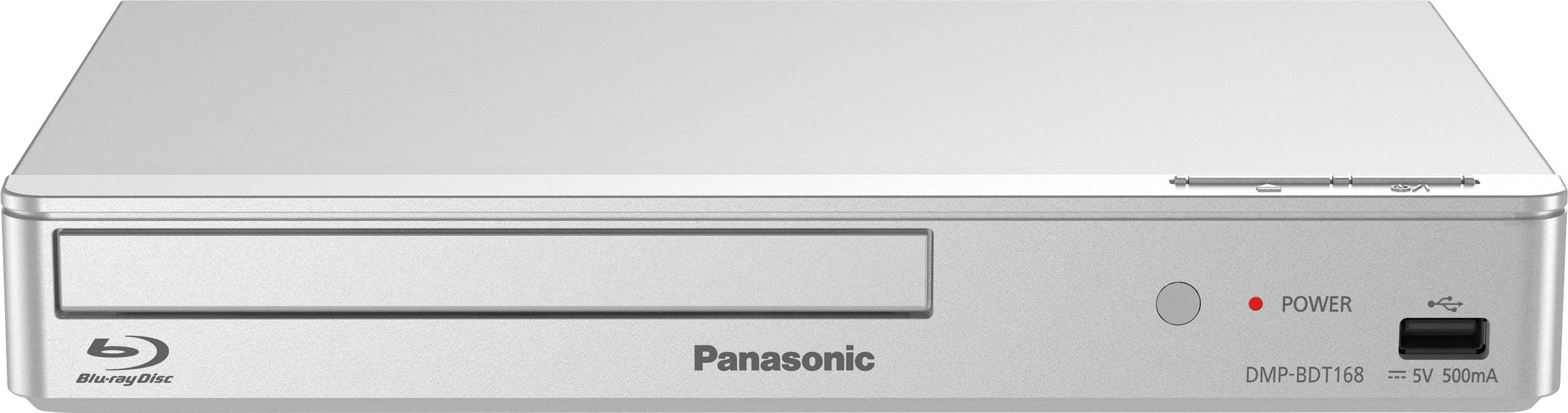 Lecteur Blu-ray 3D Panasonic DMP-BDT168 Upscaling Full HD argent