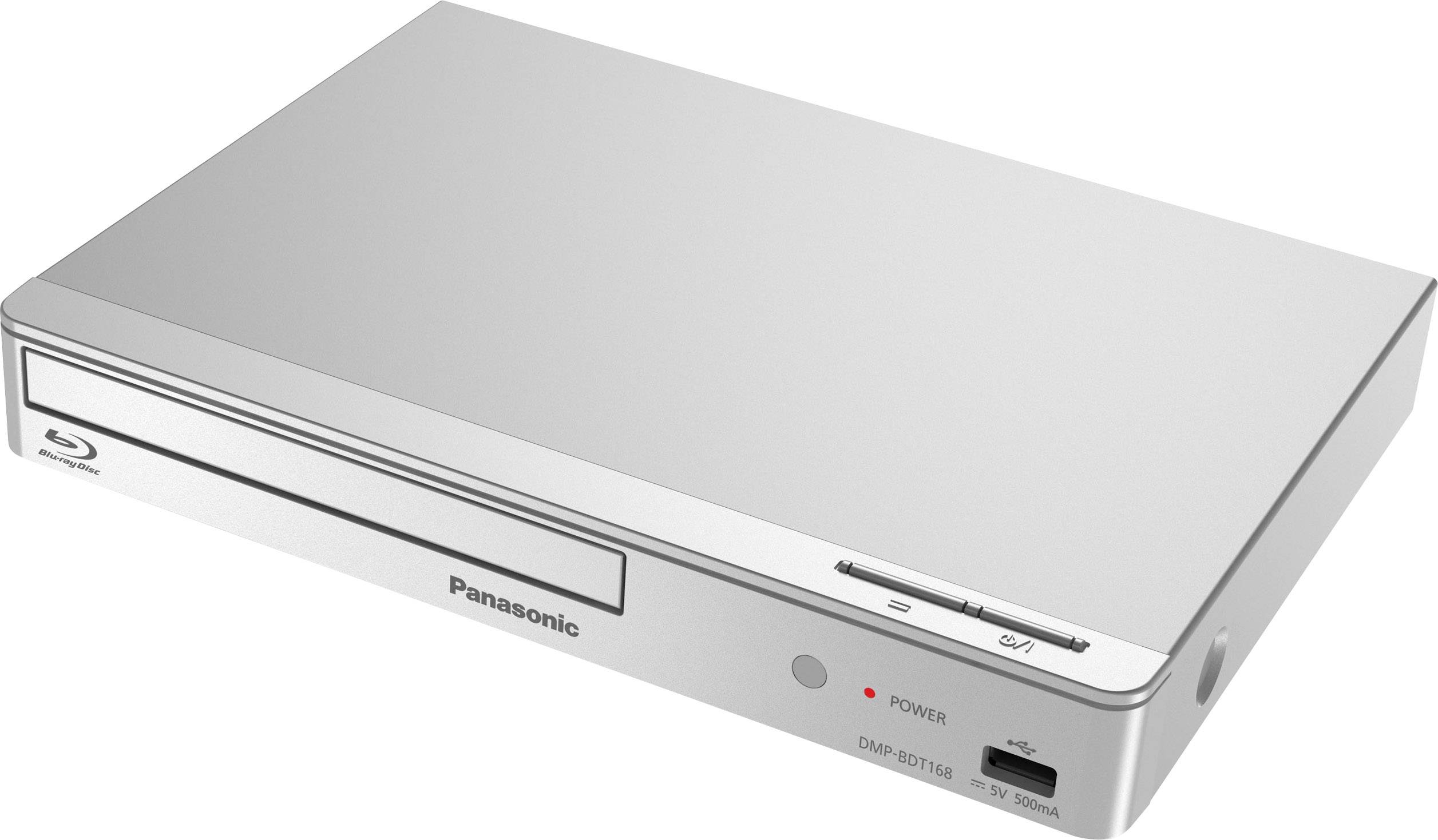Lecteur Blu-ray 3D Panasonic DMP-BDT168 Upscaling Full HD argent