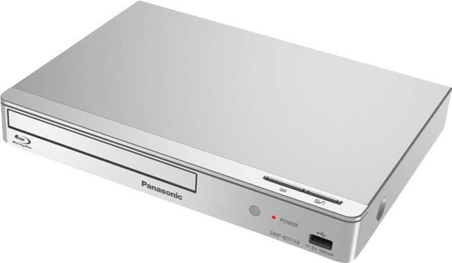 Lecteur Blu-ray 3D Panasonic DMP-BDT168 Upscaling Full HD argent