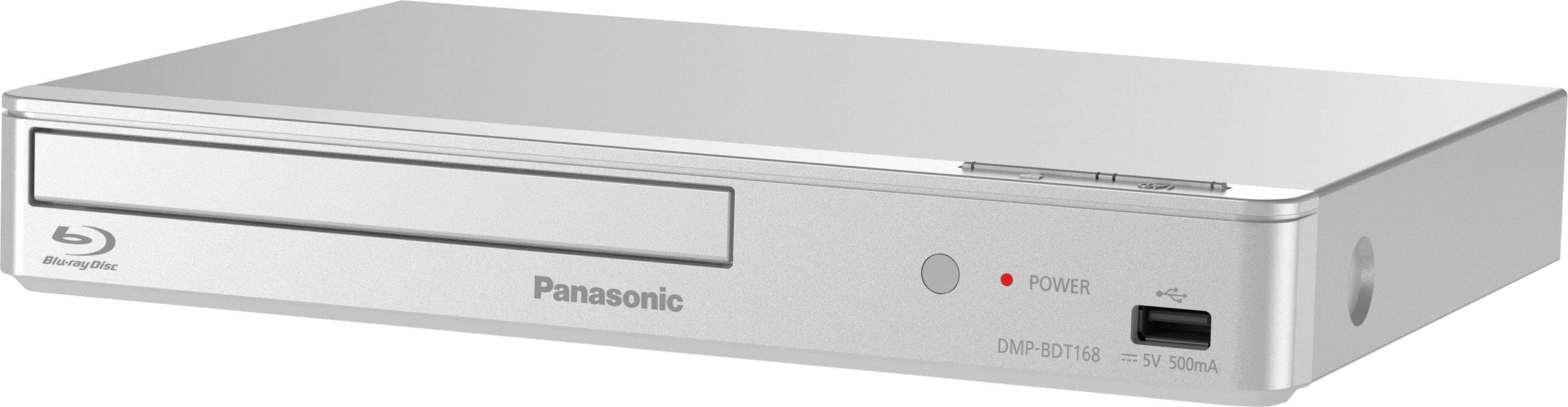 Lecteur Blu-ray 3D Panasonic DMP-BDT168 Upscaling Full HD argent
