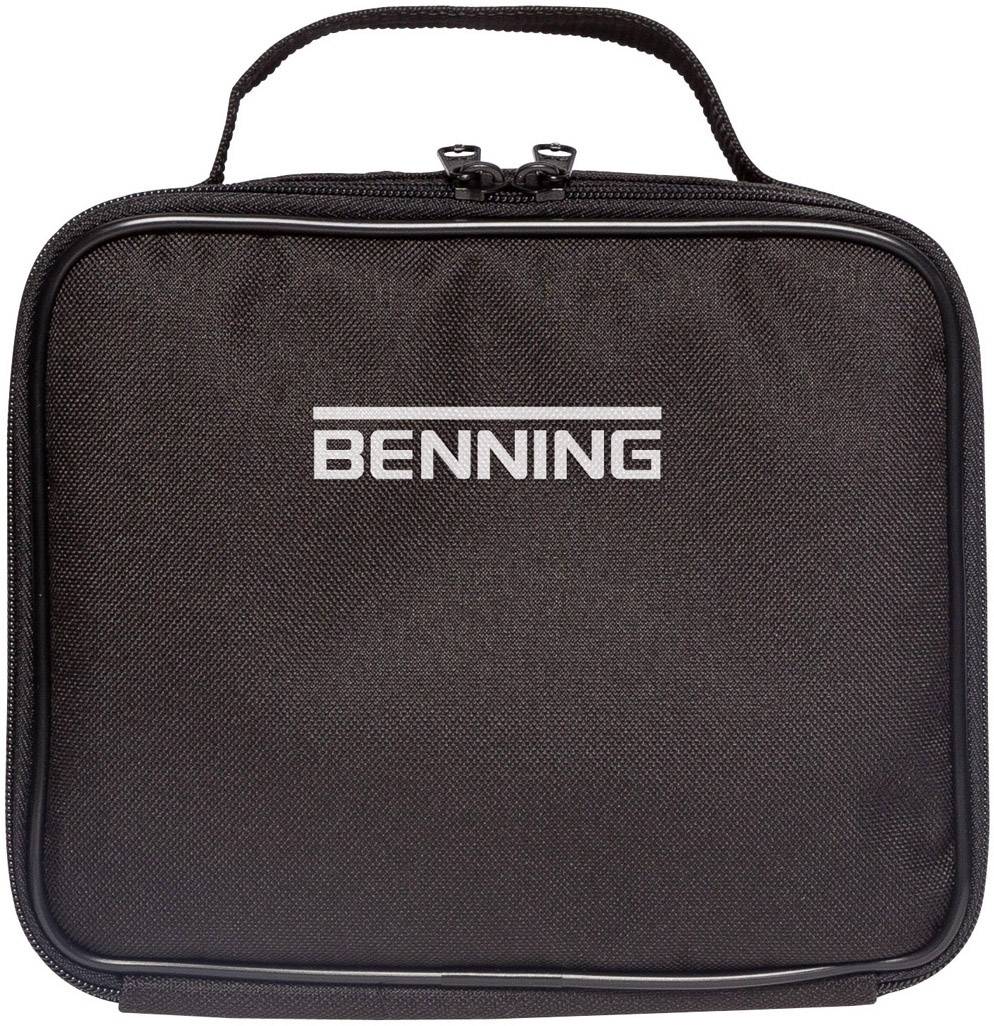 Sac de transport noir avec fermeture éclair et impression 'BENNING' en blanc sur l'avant.
