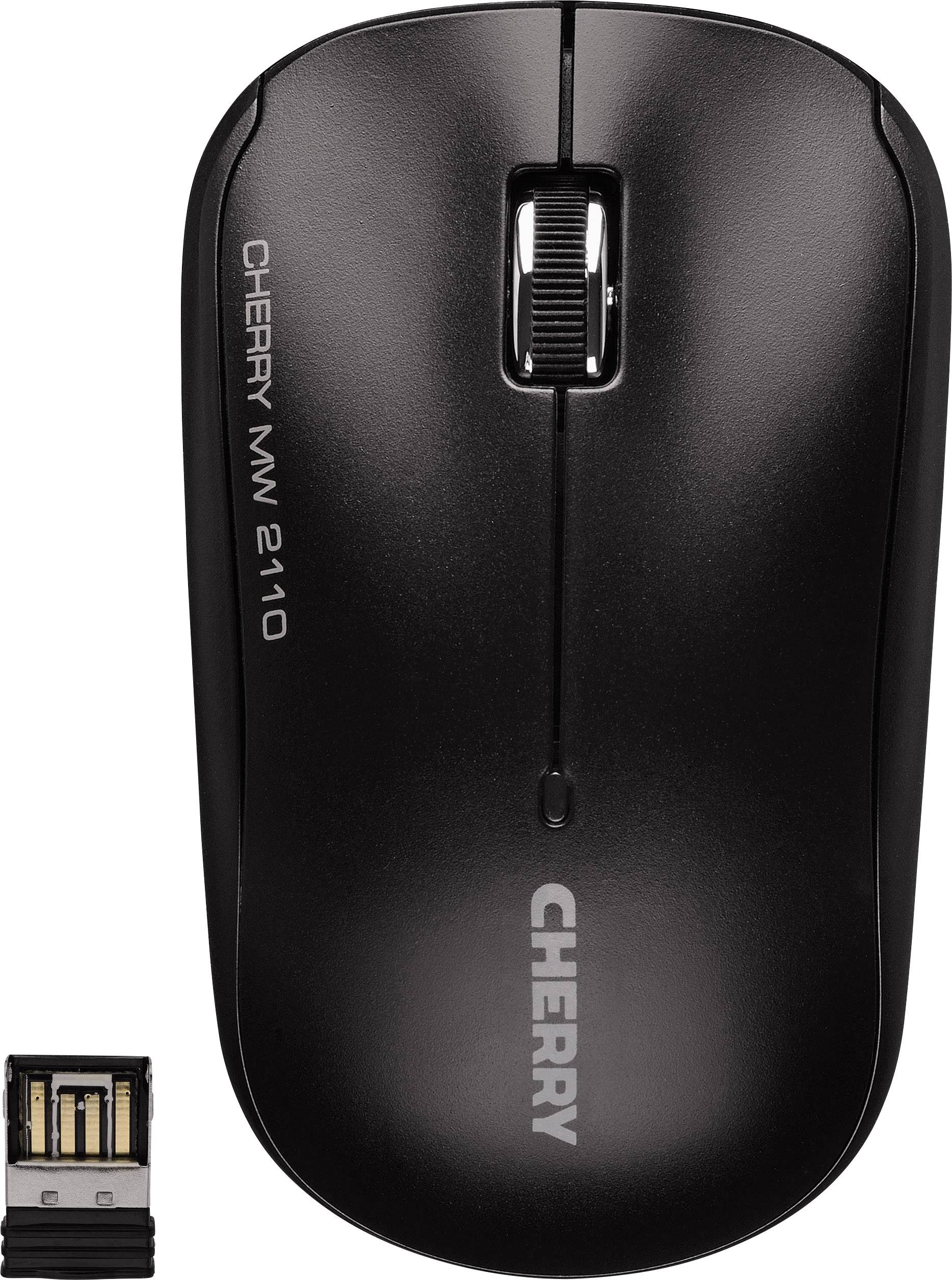 Cherry MW 2110 Funk-Maus Infrarot Schwarz