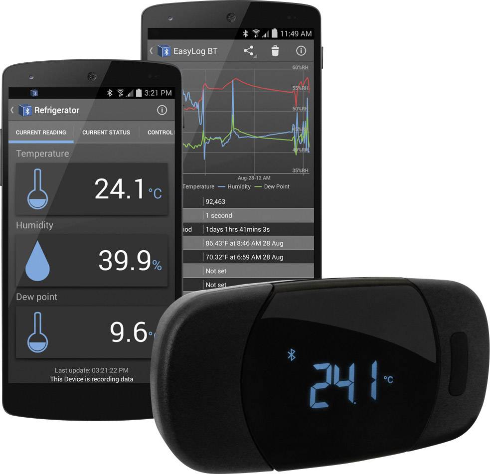 Lascar Electronics EL-BT-2 EL-BT-2 Enregistreur de données de température, Enregistreur de données d'humidité Valeur de mesure