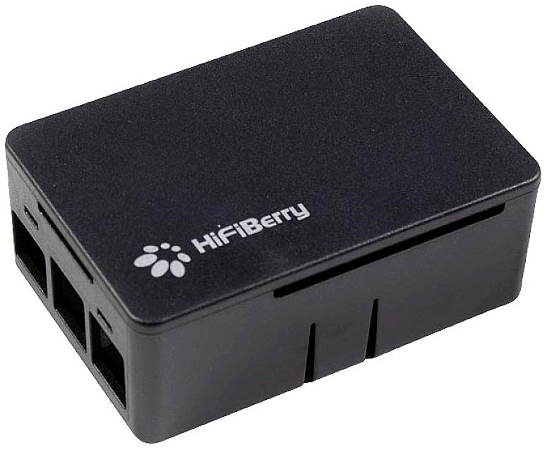 HiFiBerry RB-Hifiberry-Case Boîtier pour ordinateur monocarte Convient pour (kits de développement): Raspberry Pi noir