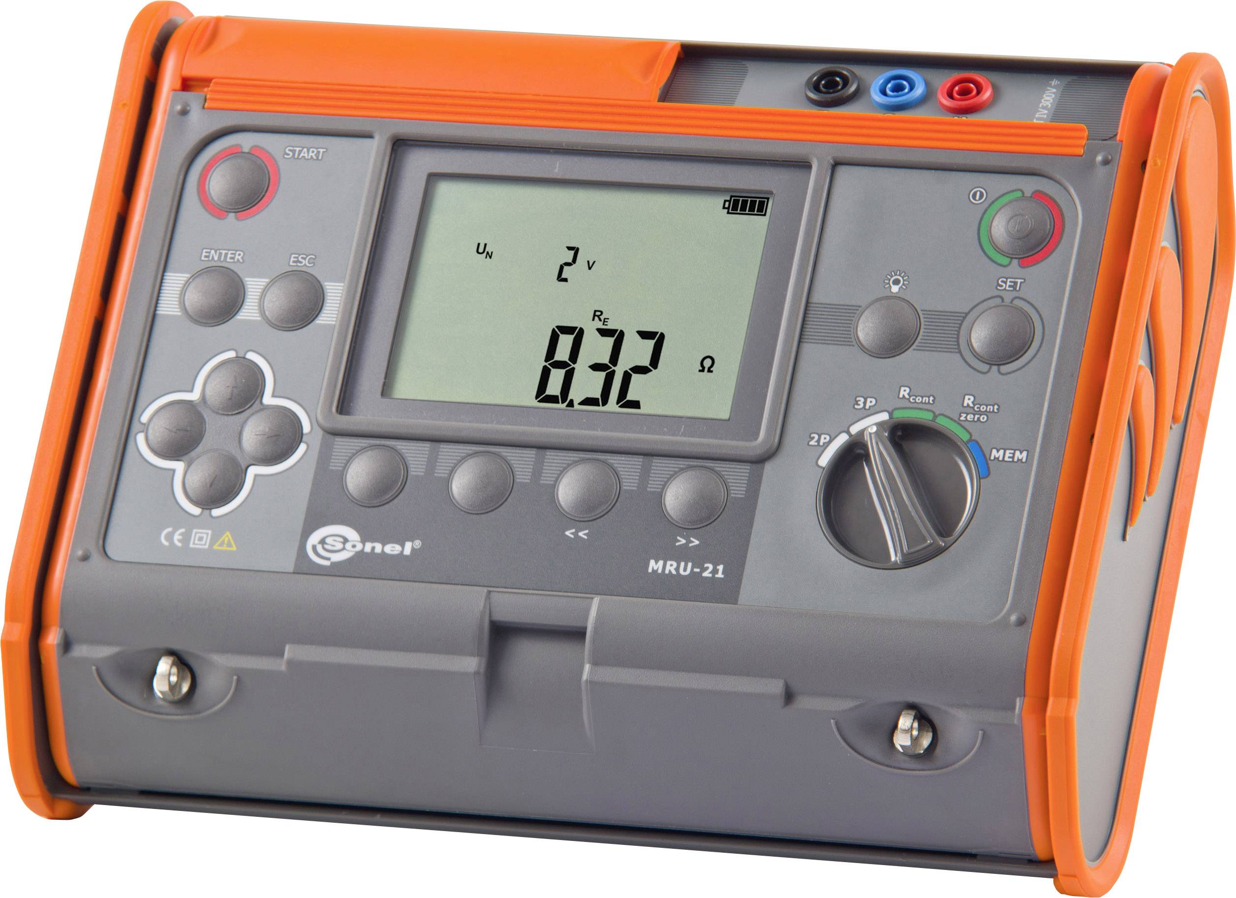 Instrument de mesure de résistance de terre Sonel MRU-21