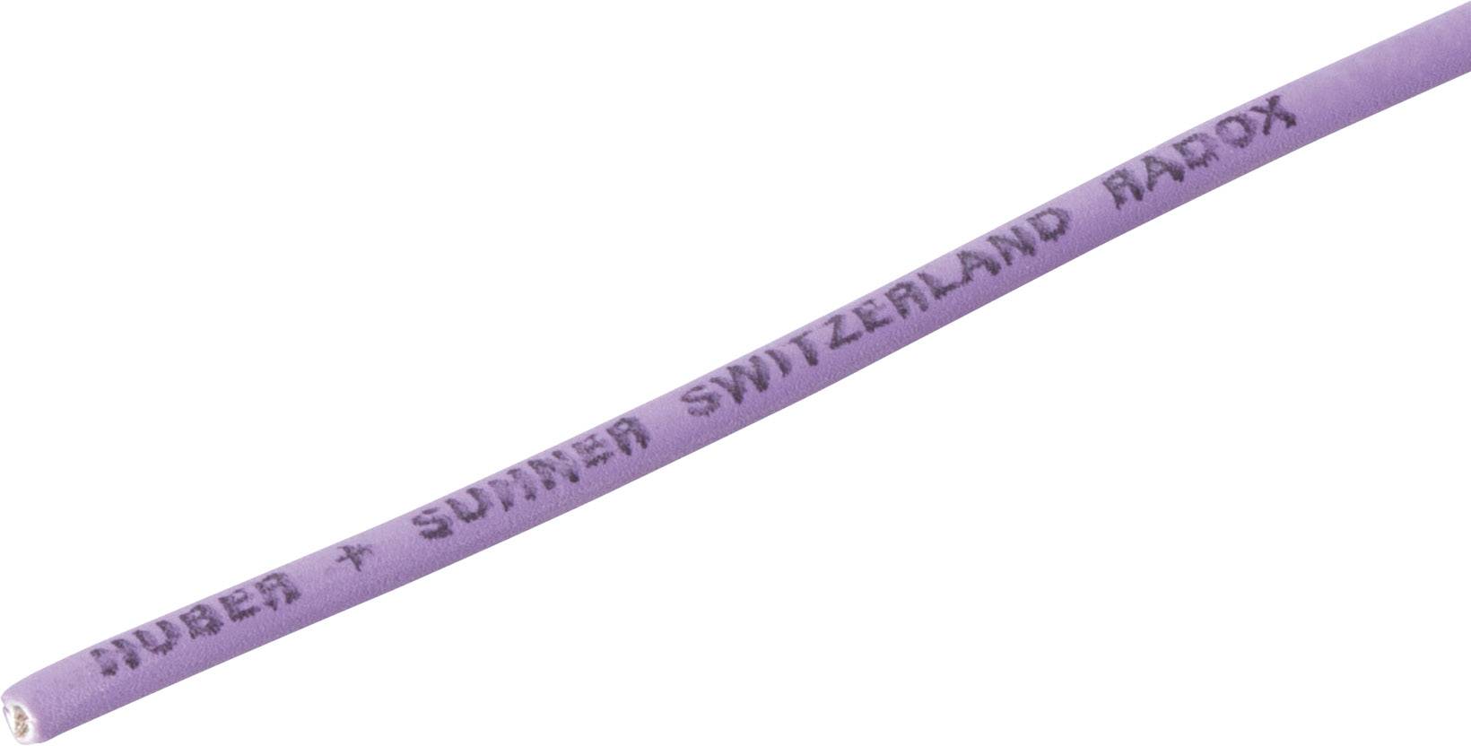Huber+Suhner 12420329 Fil de câblage Radox® 155 1 x 1 mm² violet Marchandise vendue au mètre