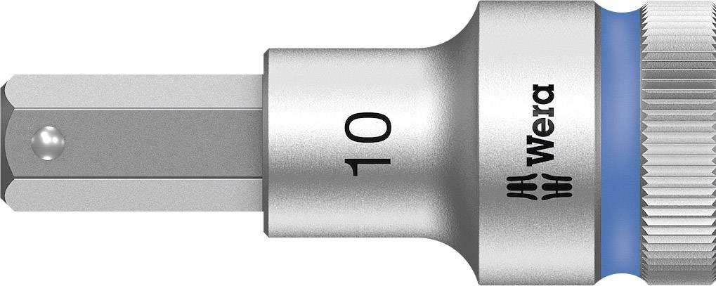 Douille-embout 6 pans intérieurs 10 mm Longueur: 60 mm Wera 05003825001 Propulseur: 1/2" (12.5 mm) 1 pc(s)