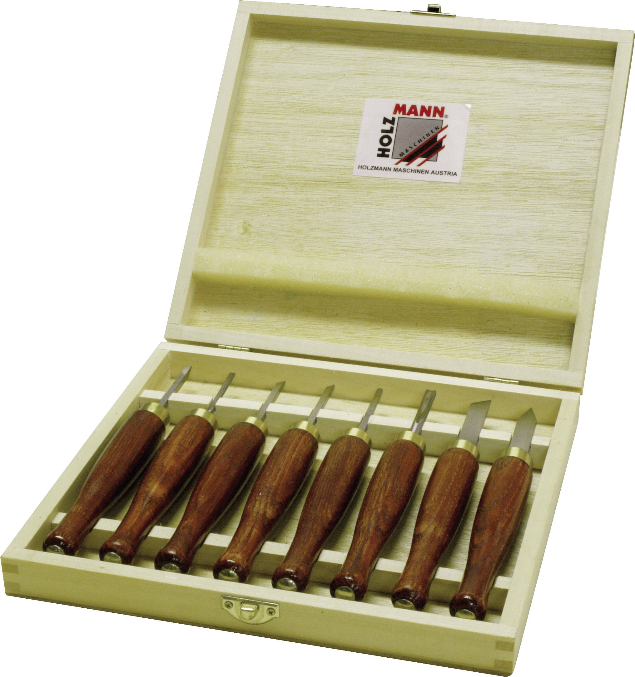 Jeu d'outils de tournage pour bois Holzmann Maschinen HM8TLG 1 pc(s)