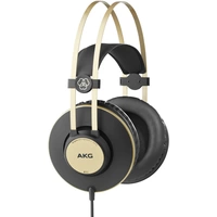 Casque supra-auriculaire pour le studio circum-aural filaire AKG Harman K92 noir, or Casque supra-auriculaire pour le studio circum-aural filaire AKG Harman K92 noir, or