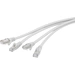Renkforce RF-4737366 RJ45 Câble réseau, câble patch CAT 6a S/FTP 10.00 m gris duplex, ignifuge, avec cliquet d'encastrement Renkforce RF-4737366 RJ45 Câble réseau, câble patch CAT 6a S/FTP 10.00 m gris duplex, ignifuge, avec cliquet d'encastrement