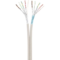 Renkforce RF-4737366 RJ45 Câble réseau, câble patch CAT 6a S/FTP 10.00 m gris duplex, ignifuge, avec cliquet d'encastrement Renkforce RF-4737366 RJ45 Câble réseau, câble patch CAT 6a S/FTP 10.00 m gris duplex, ignifuge, avec cliquet d'encastrement