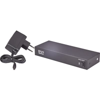 Renkforce 2 ports Répartiteur DVI compatible avec l'ultra HD 3840 x 2160 pixels noir Renkforce 2 ports Répartiteur DVI compatible avec l'ultra HD 3840 x 2160 pixels noir