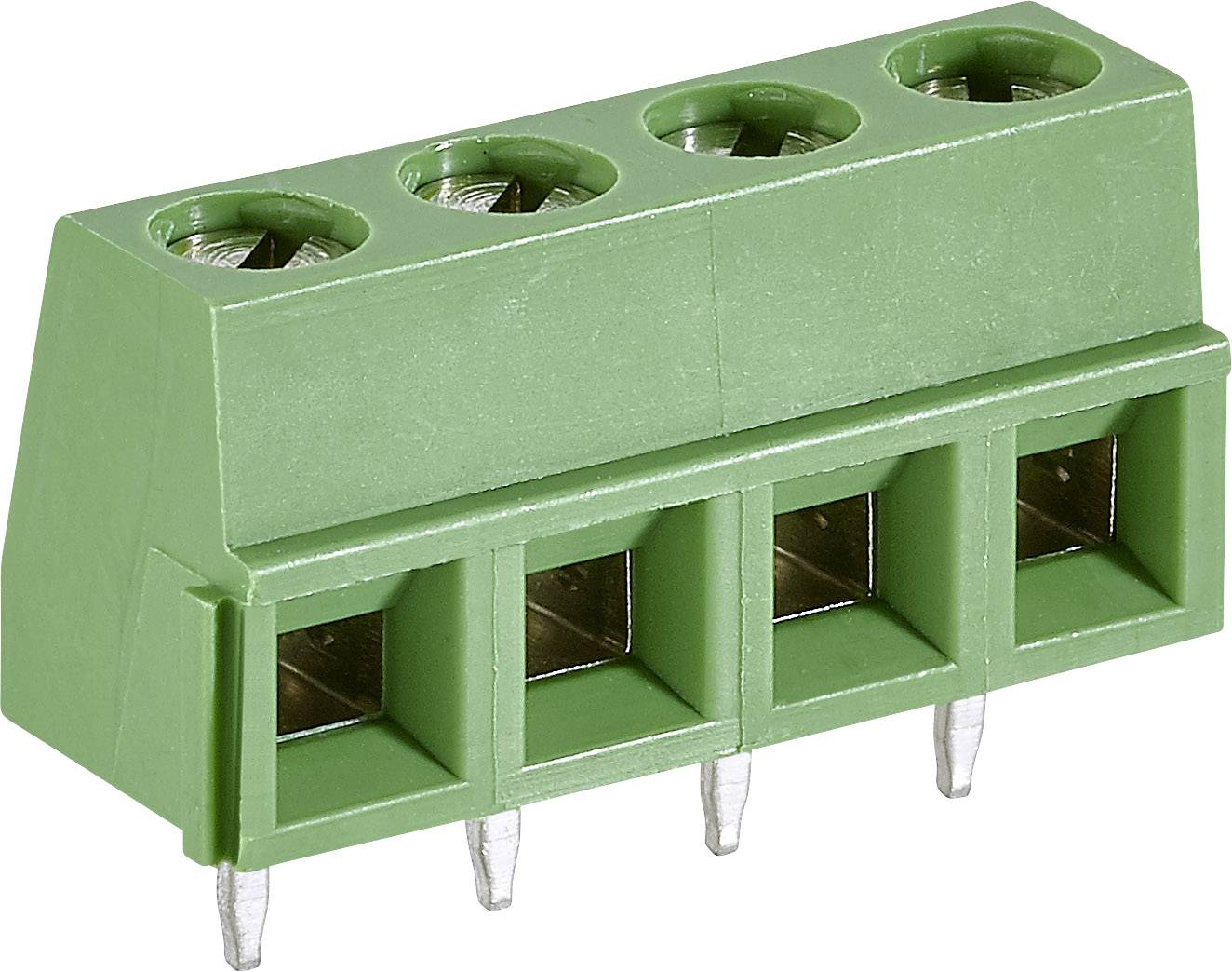 Bornier à vis TE Connectivity 282836-4 1.31 mm² Nombre de pôles 4 vert